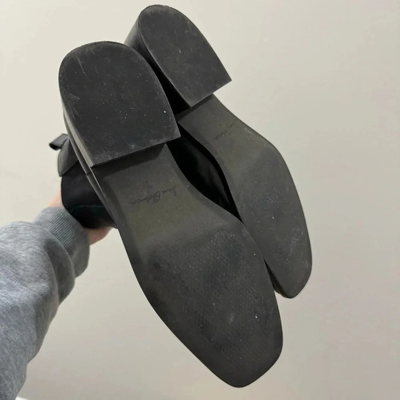 Sam Edelman Thelma Black Leather Square Toe Chelsea Boots 9 - Picture 6 of 9